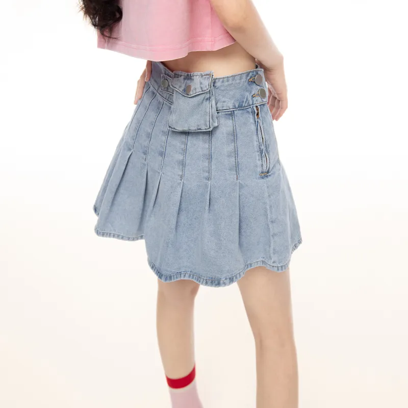 EPTISON WOMAN Denim Short Skirts Women's-2