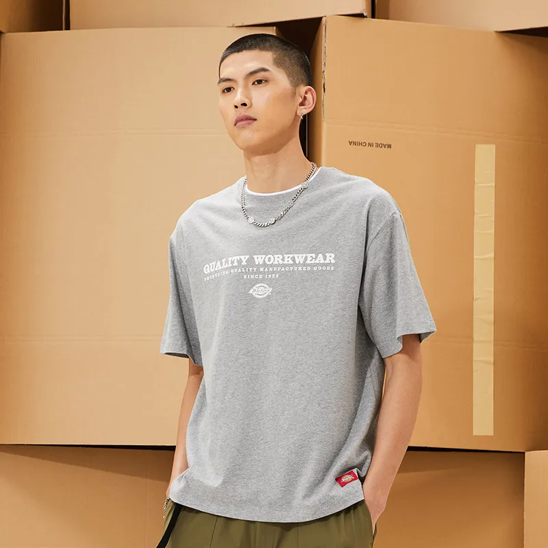 Dickies SS22 T Shirt Men's Gray-3