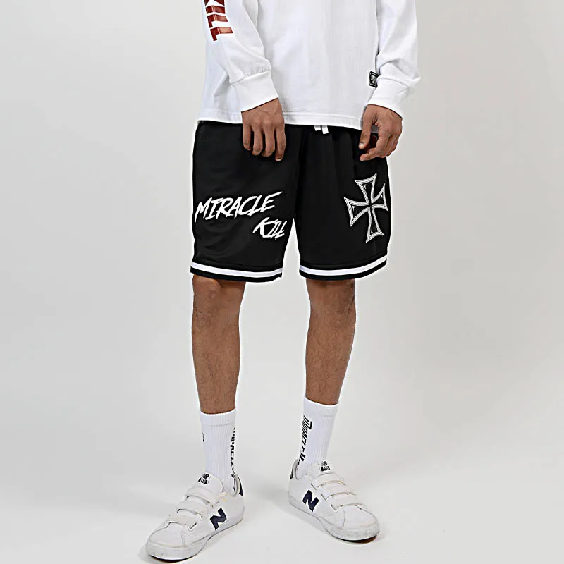 MIRACLE KILL Basketball Shorts Unisex-10