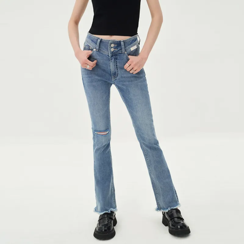 LINCchic Jeans Women's Light Blue-2
