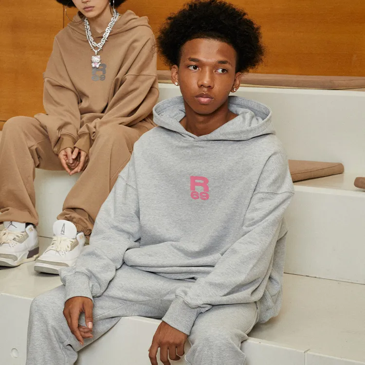 R69 Fall And Winter Hooded Loose Fit Sweatshirt Unisex-6