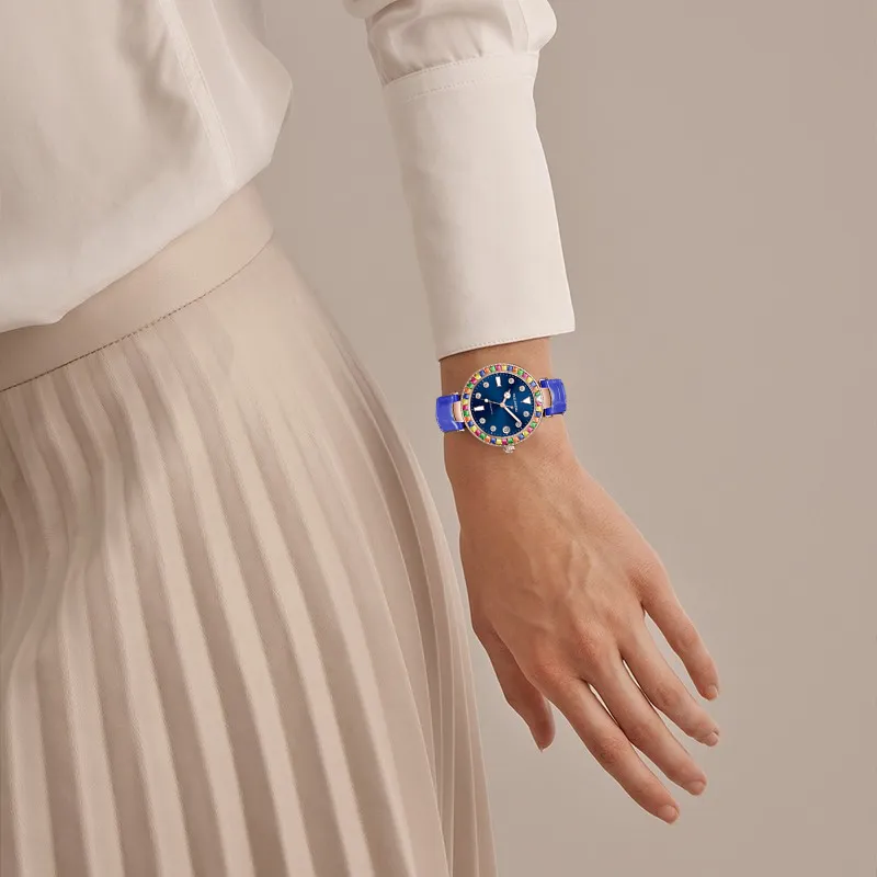 ROLENDO R Automatic Mechanical Movement Watch Women's Watch Multicolor Watch Dial RG7030-8
