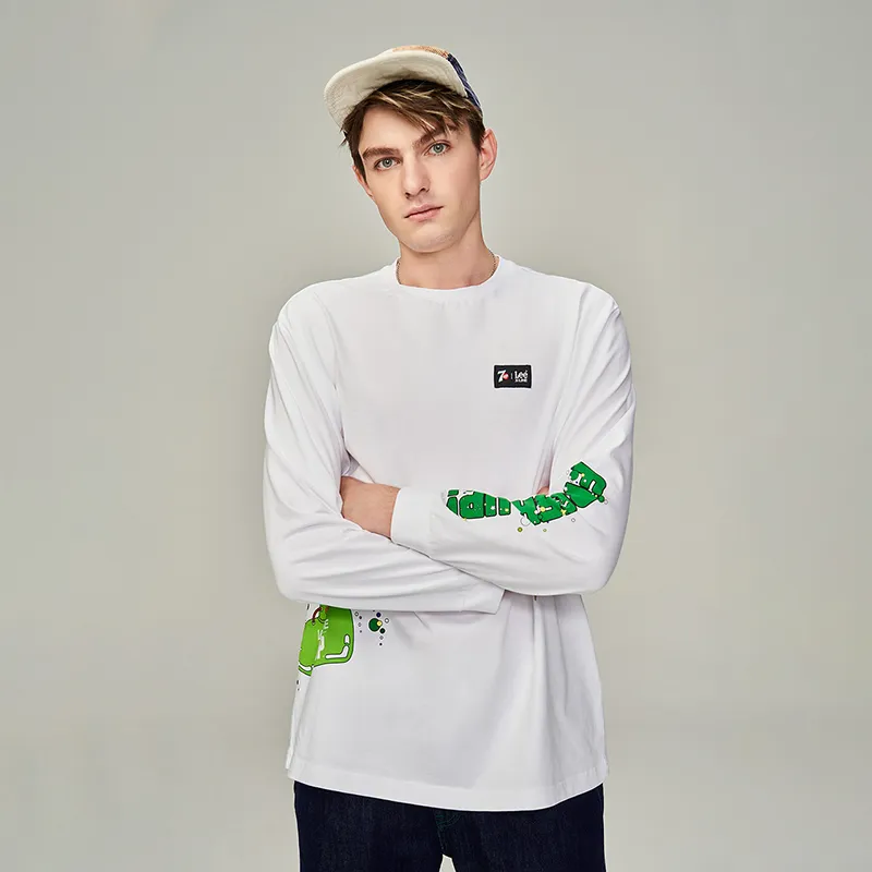 Lee X 7up T Shirts Men White-6