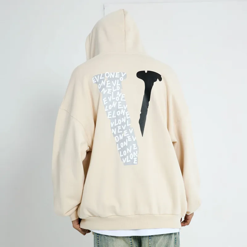 VLONE Sweatshirts Unisex Beige-8