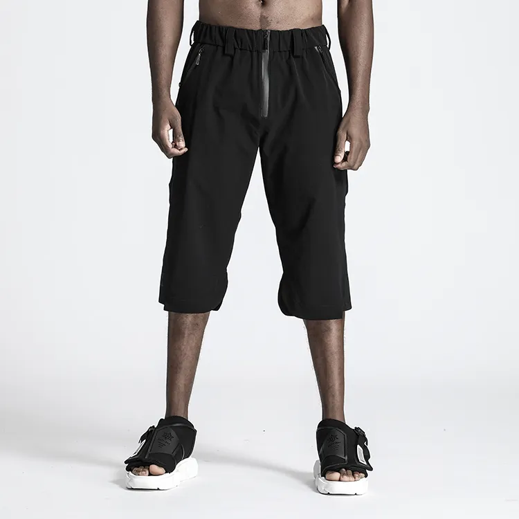 NORVINCY Urban Techwear Zip Pocket Knitted Sweatpants Unisex-4