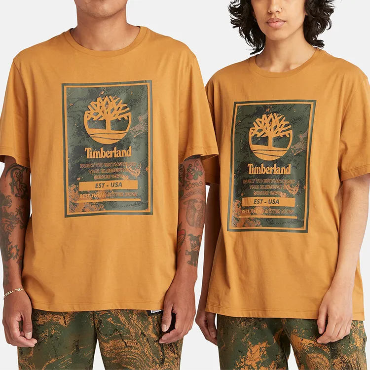 Timberland T Shirts Unisex Wheat-3