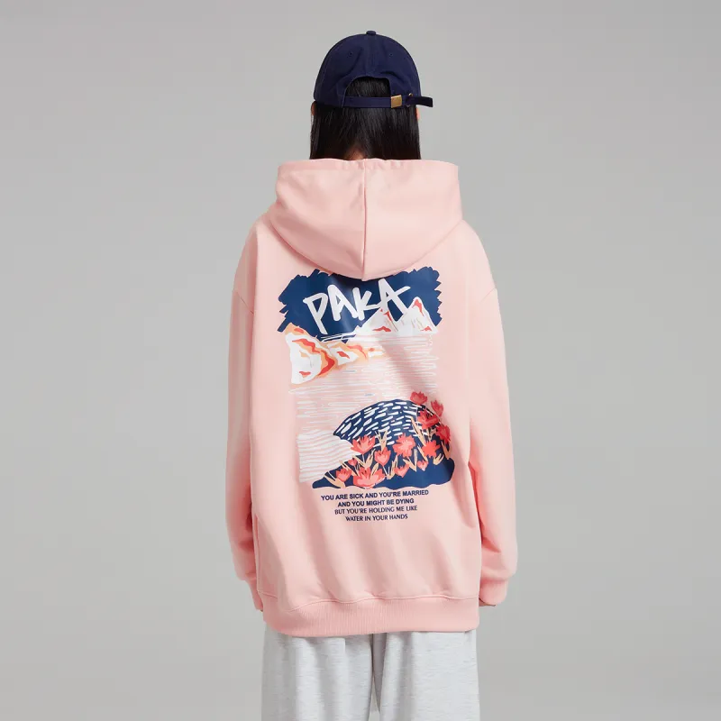 PAKA Hooded Loose Fit Sweatshirt Spring And Autumn Unisex-18