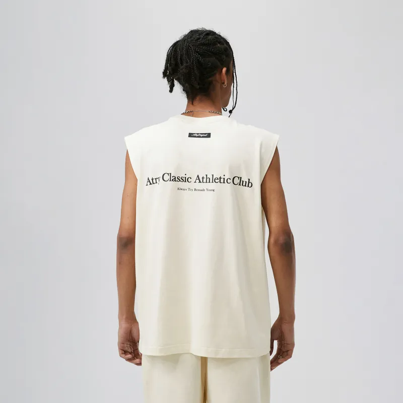 Atry Alphabet Slogan Series Tank Tops Unisex-6