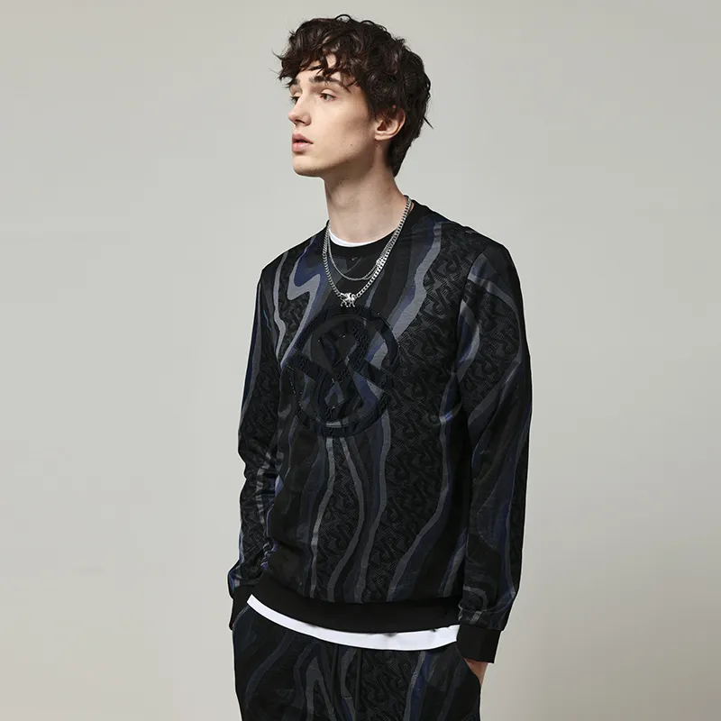 RARE Sweatshirt Men's Blue Black-3