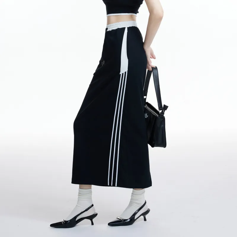 LIUREGALI Casual Long Skirts Women's Black-3