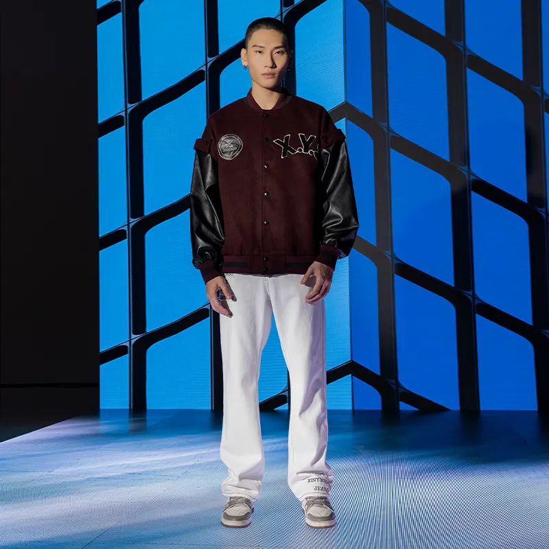 XINYINSU P&d Baseball Jacket Spring Autumn And Winter Unisex-9