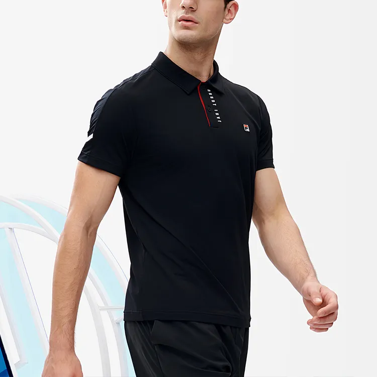 FILA Polo Shirt Men's Royal Blue-5