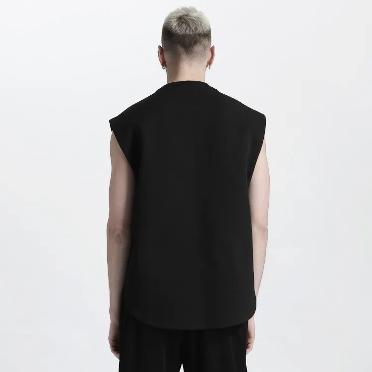 NORVINCY Comfortable And Breathable Wide Shoulder Flyknit T Shirt Unisex-3