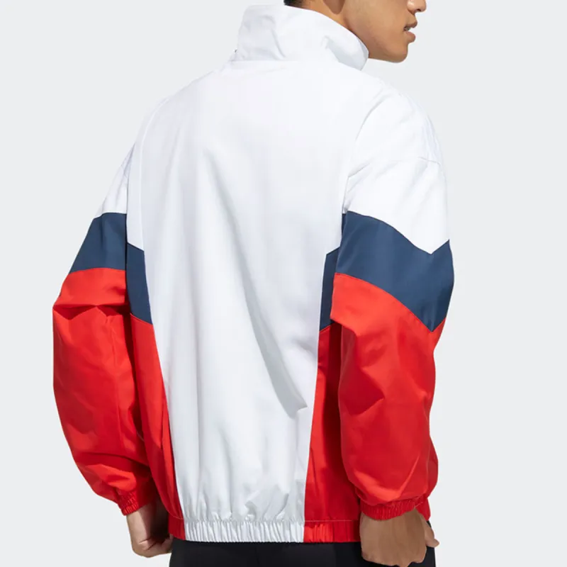 Adidas Neo Jackets Men White Red Blue-2