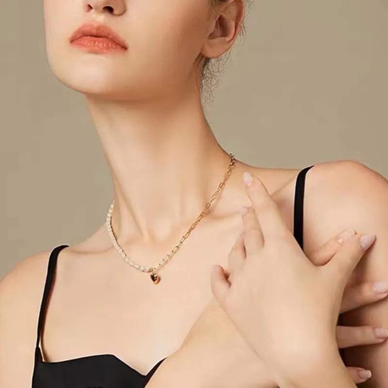 PIARA Necklaces Women's Gold-3