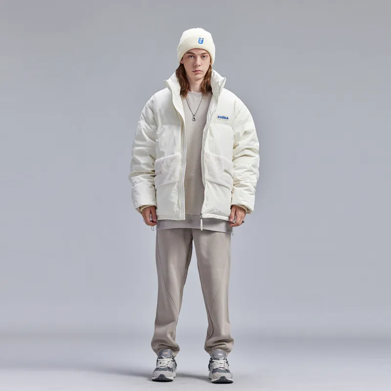 Guuka Down Jacket Unisex Beige Yellow-2