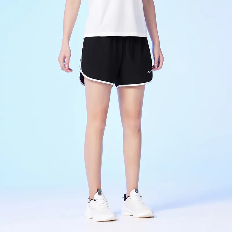 Erke Ice Sense Series Casual Shorts Women's Jet Black-2