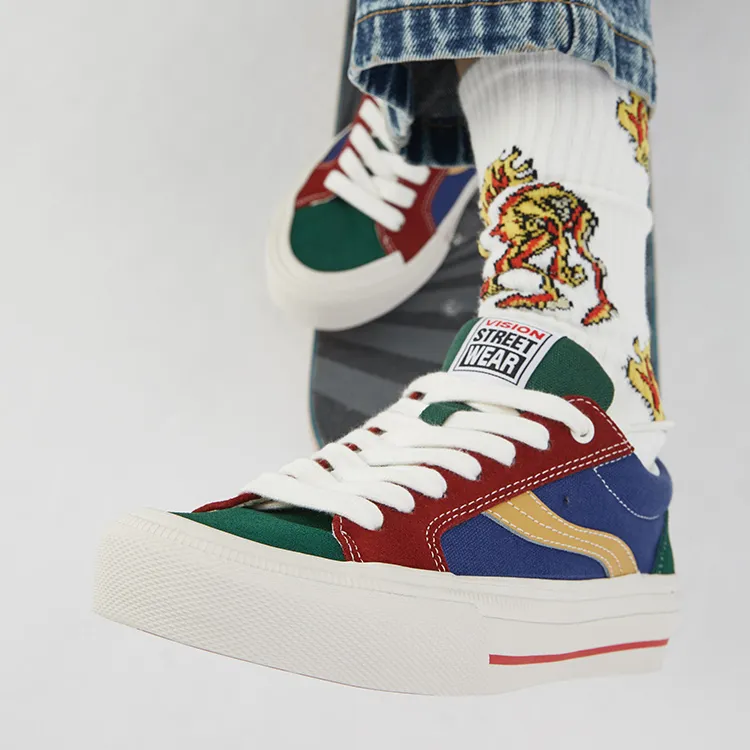 Odd CIRKUS x Vision Street Wear Astley Pro Low-Top Skateboard Shoes Unisex Lego Color-7