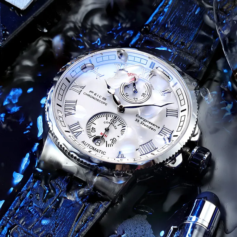 FEIKE Dream Arc Collection Automatic Mechanical Movement Watch Men's Watches Black Dial FM1405-5