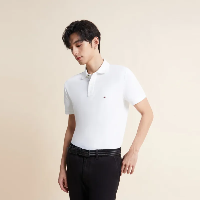 Tommy Hilfiger Polo Shirt Men's White-2