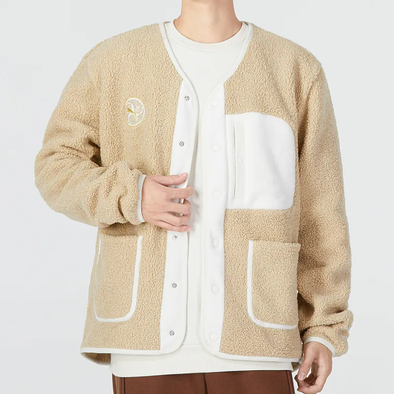 PUMA Velvet Jackets Men Khaki-2