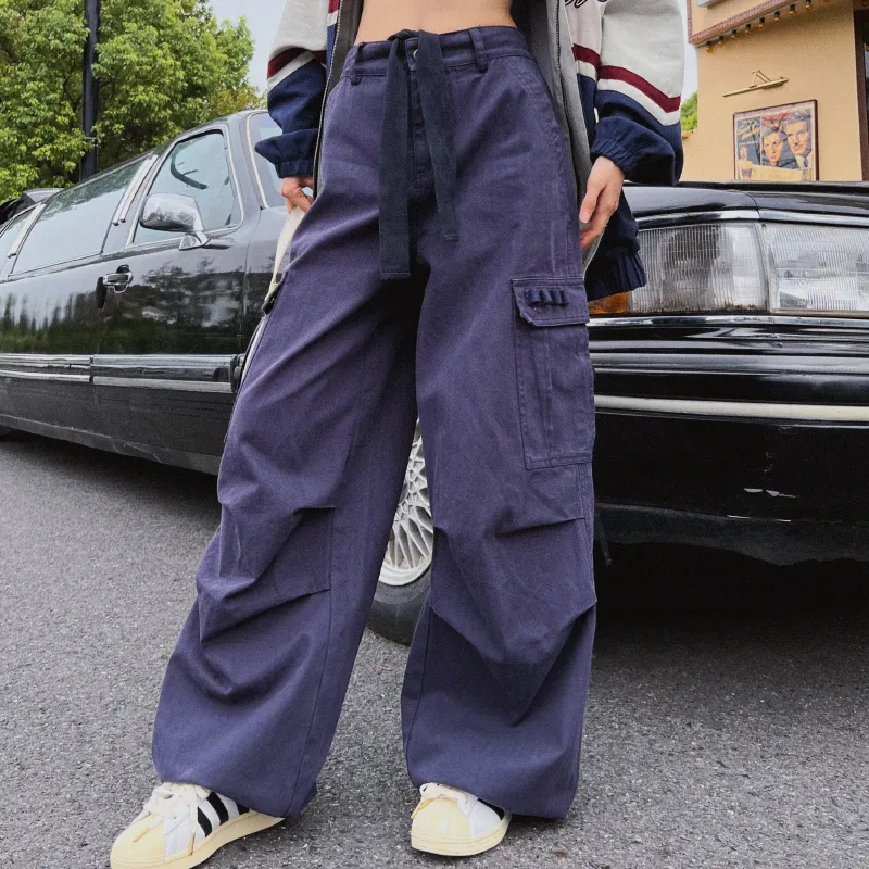 BEERBRO Casual Pants Unisex Navy Blue-4
