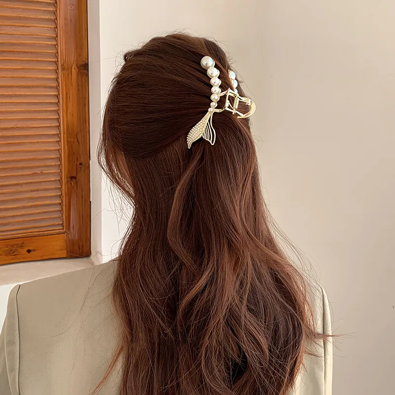 SENDME Hair Clips Women's Tubas Mermaid Hair Clip-5