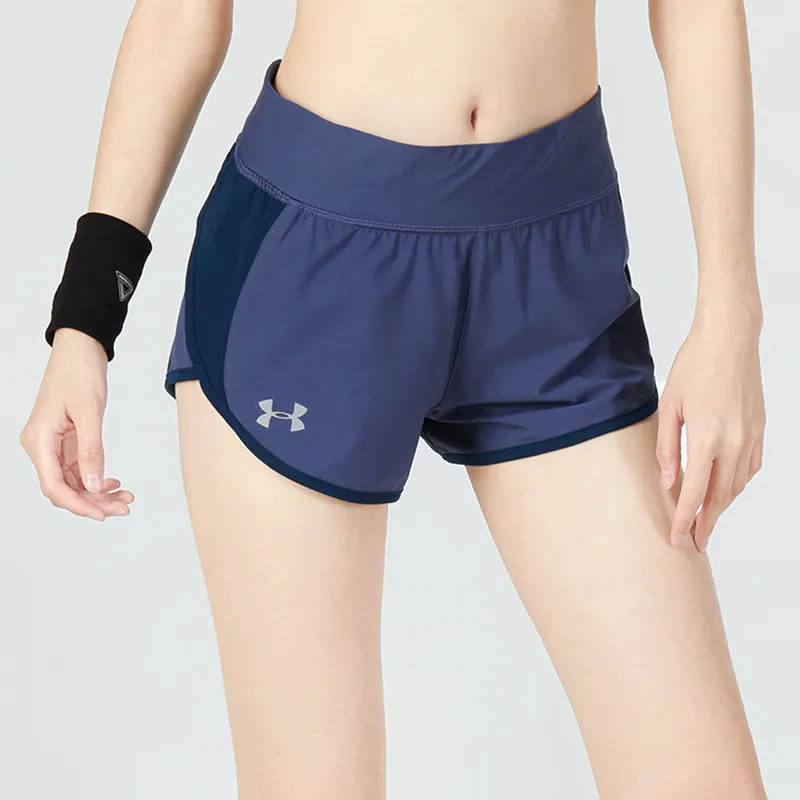 Under Armour SpeedPocket Casual Shorts Women's Purple-2