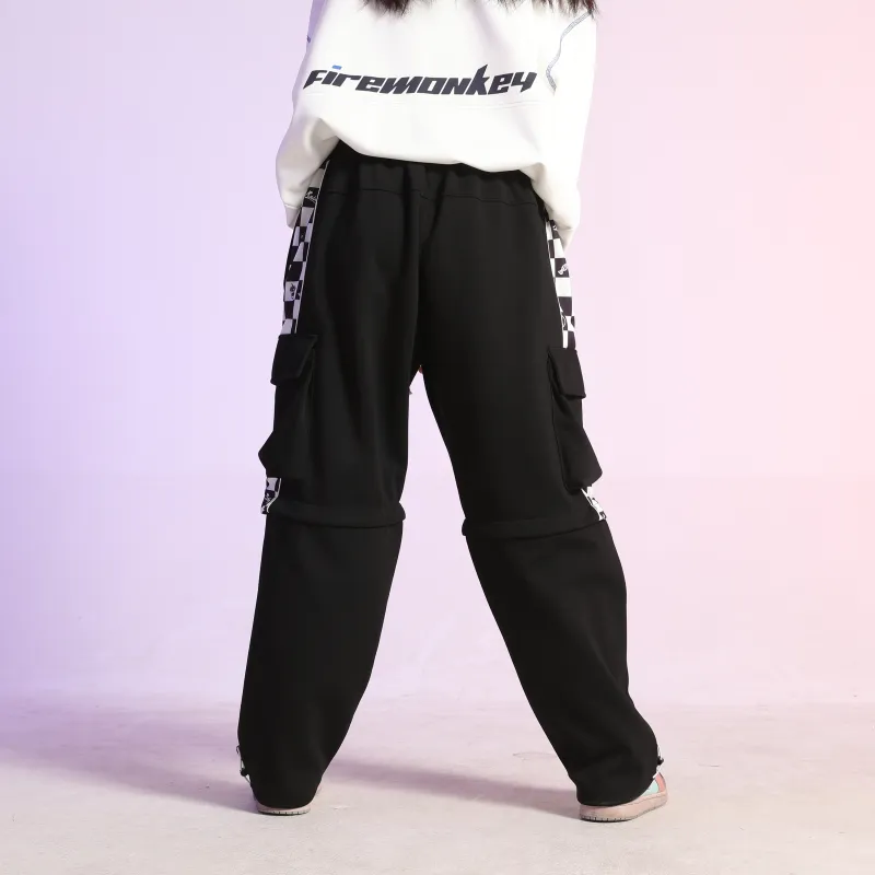 FireMonkey Cargo Pants Unisex Black-5