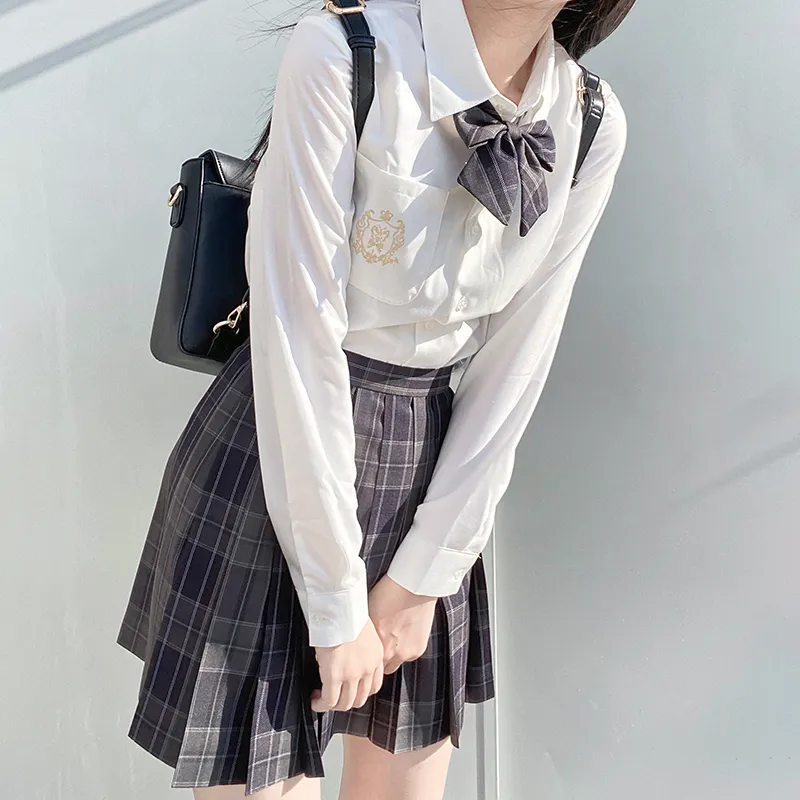 Tokyo Season Casual Short Skirts Women's Carbon Fiber Estate Plaid Skirt-13