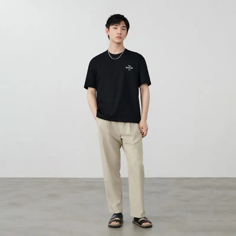 A.B.X Summer Thin Ankle Length Casual Pants Men's-3