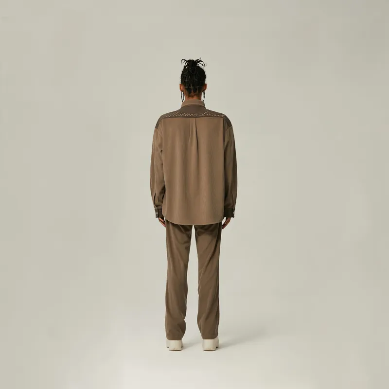 GALLIANO LANDOR FW22 Casual Pants Unisex Dark Brown-2