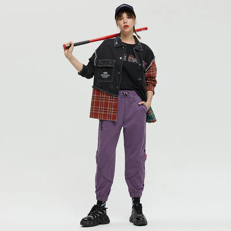 Clubxxhh Loose Fit Denim Jacket Unisex Black-5