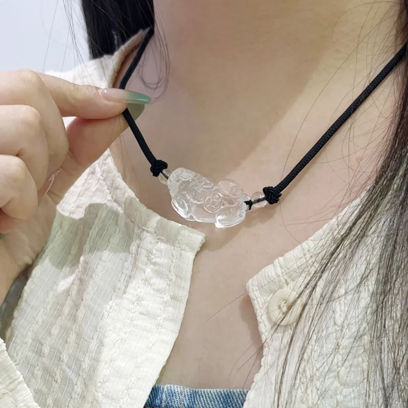 MOONS FAME Agate Necklaces Unisex-3