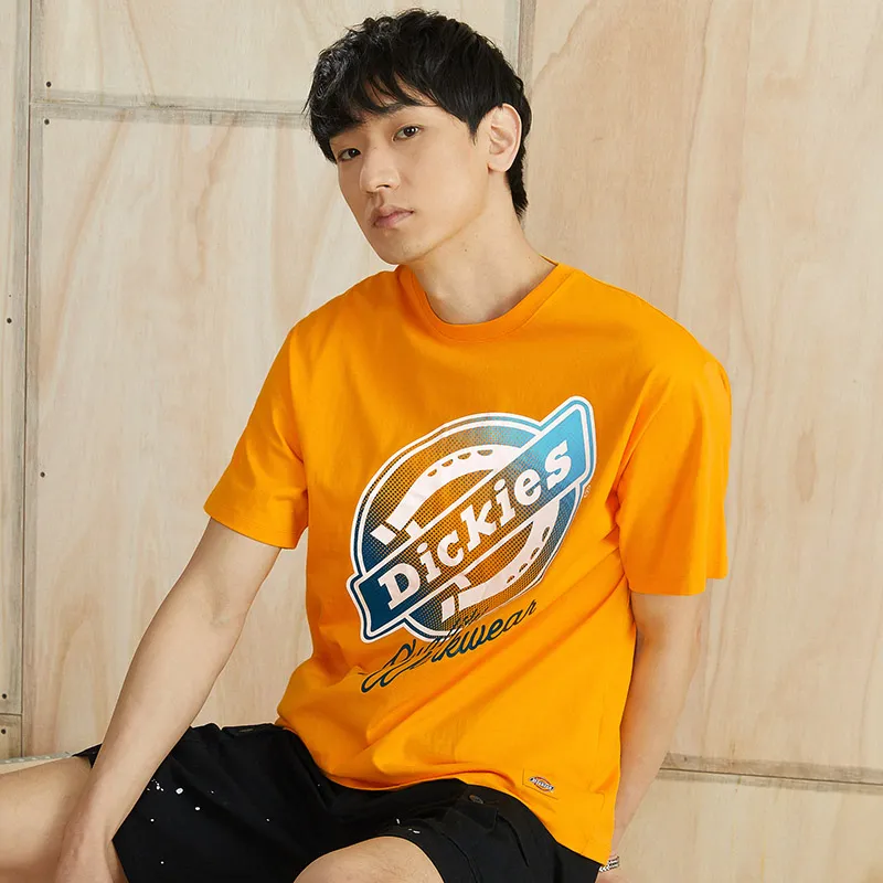 Dickies SS22 T Shirt Unisex Bright Orange-5