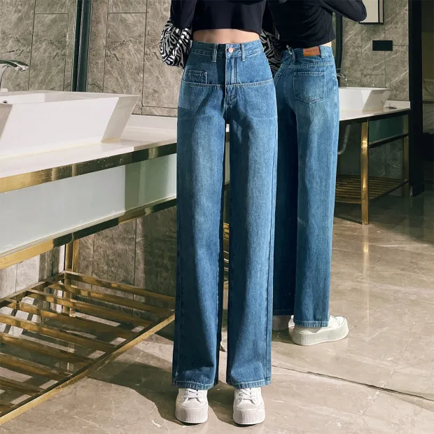 MITUAN Jeans Women's Vintage Blue-2