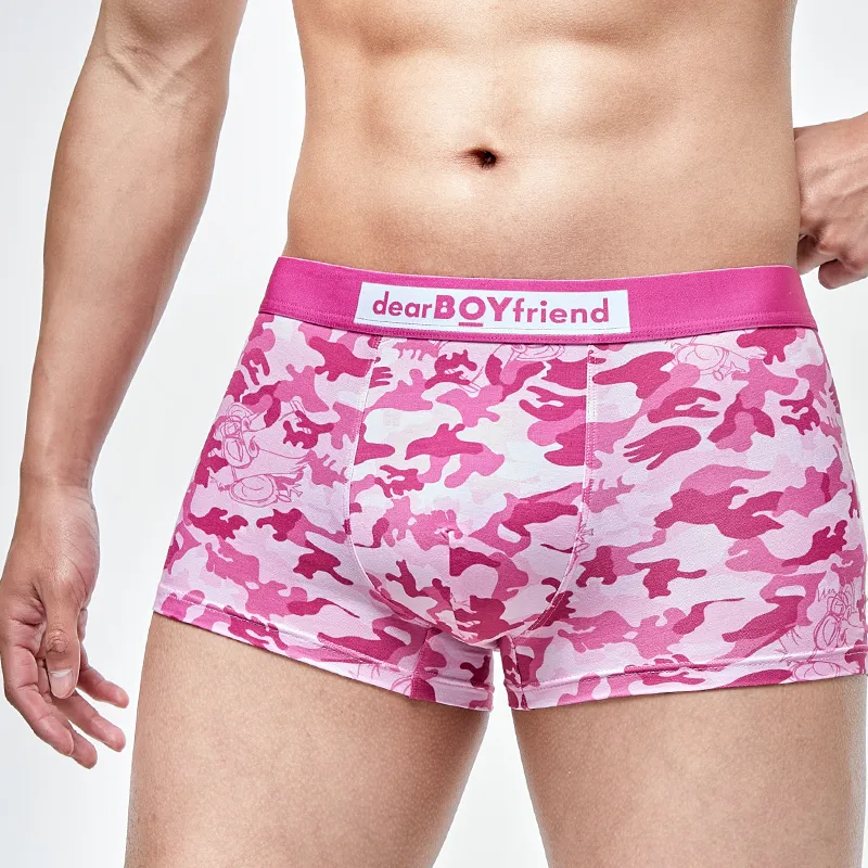 DearBoyFriend Boxer Shorts Men's 3 Pack Camouflage-1