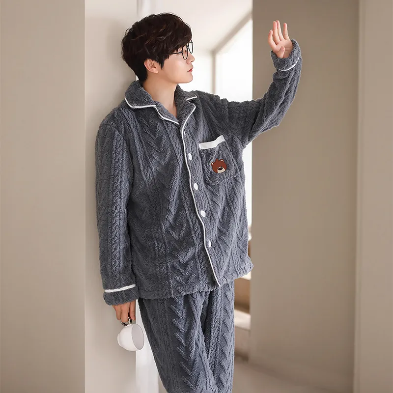 XUANZHITING Men Pajama Sets-3