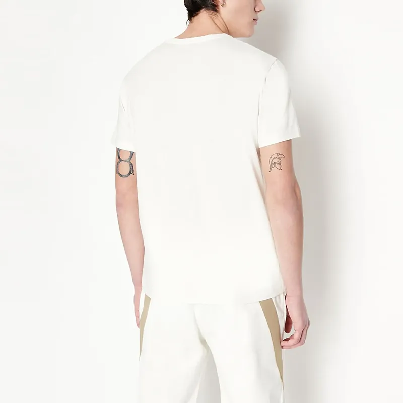 ARMANI EXCHANGE T-Shirts Men Cream-6