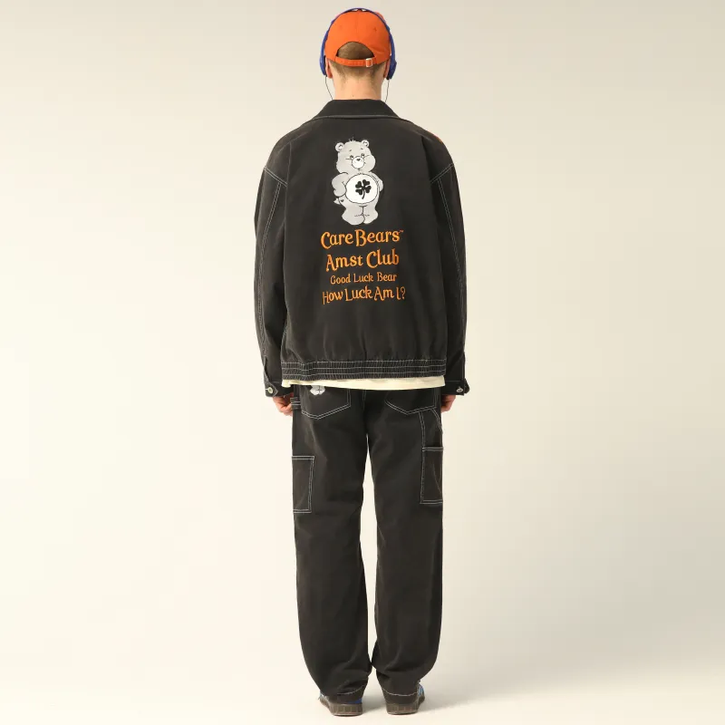 Carebears X AMONSTER Casual Pants Unisex Washed Black-3