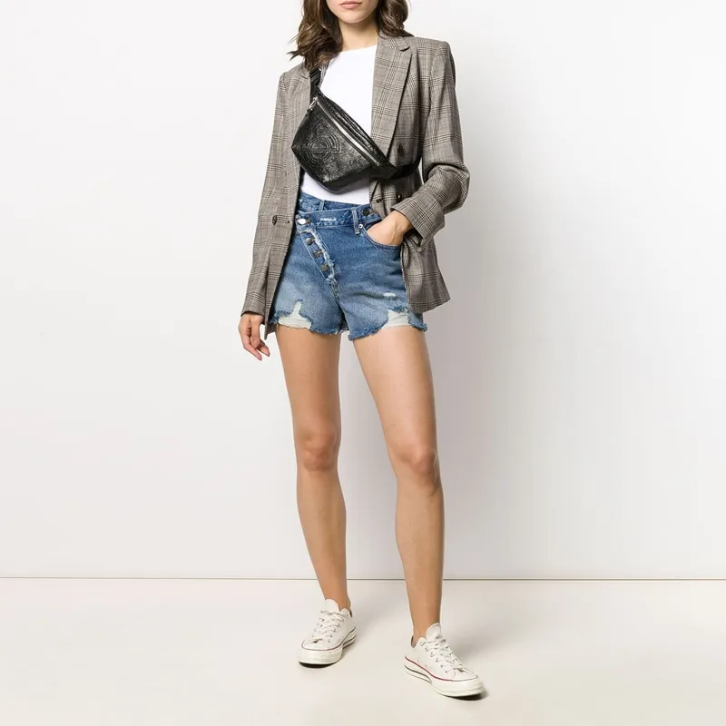 FRAME Denim Shorts Women's Blue-2