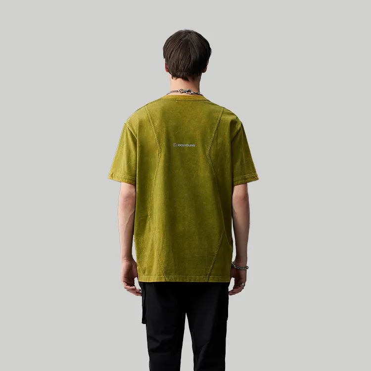 RICKYOUNG SS22 T-Shirt Unisex Green-2