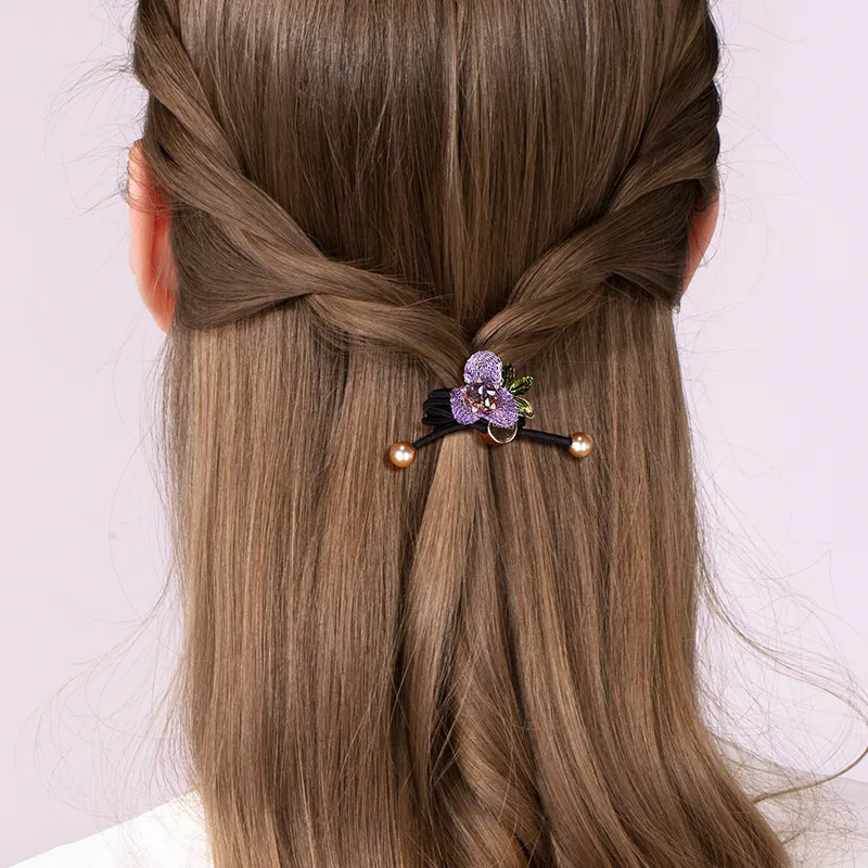 Cercoo Hair Ties Women's FqB543+Taro Purple-1