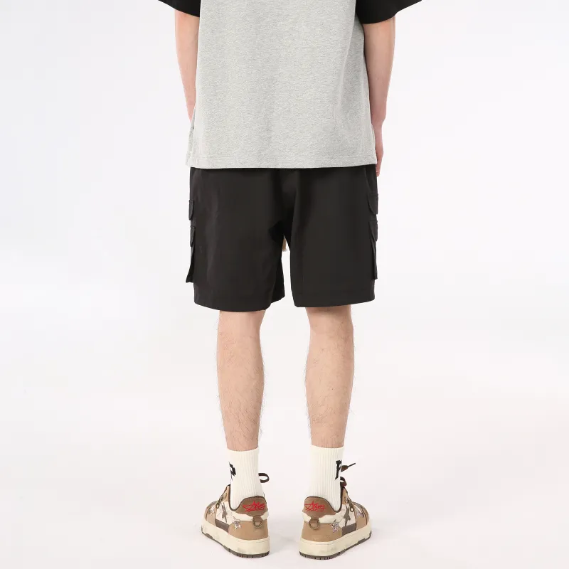 PASET Casual Shorts Unisex Black-6