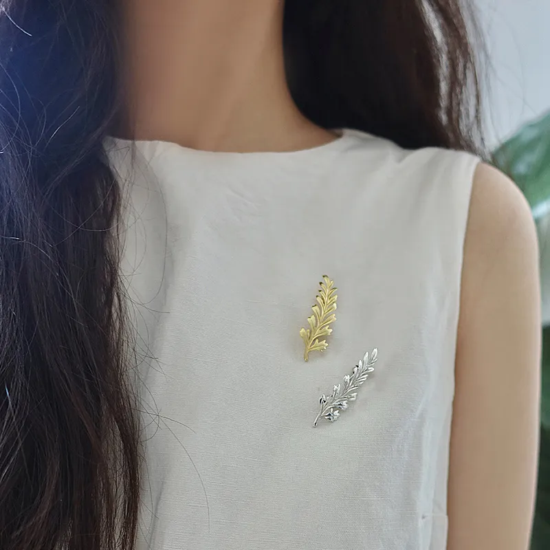 FOREST LETTER Brooches Unisex-2