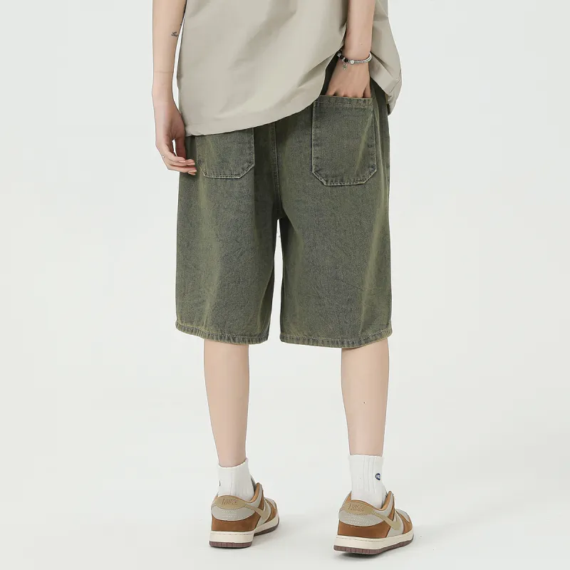 FAIRWHALE Denim Shorts Unisex-11