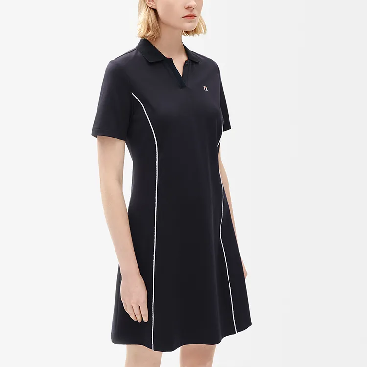 FILA Short Sleeved Dress Women's Legend Blue-4