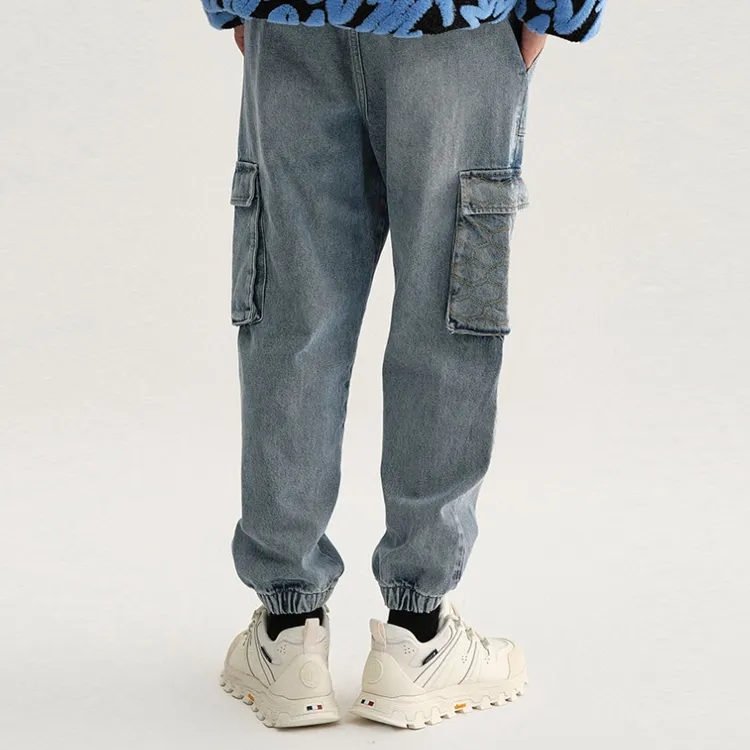 Palladium Jogger Jeans Men's Light Denim Blue-4
