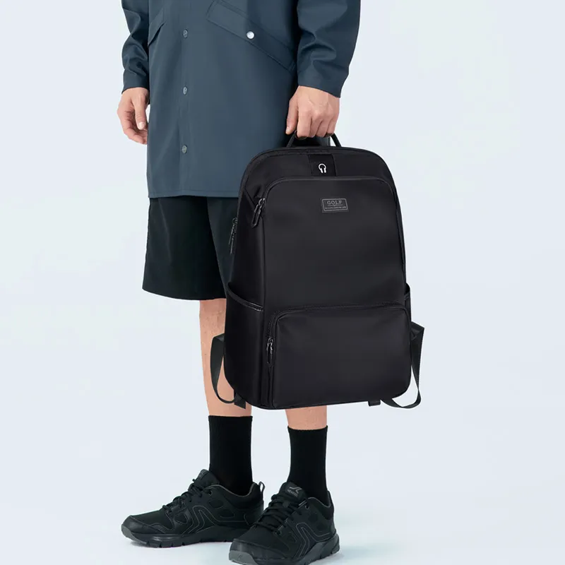GOLF Polyamide Backpack Tubas Men's Black-4