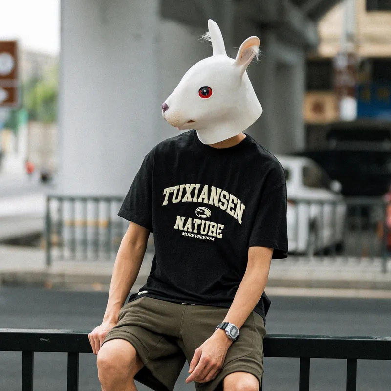 Rabbit House Summer T Shirt Men's-13